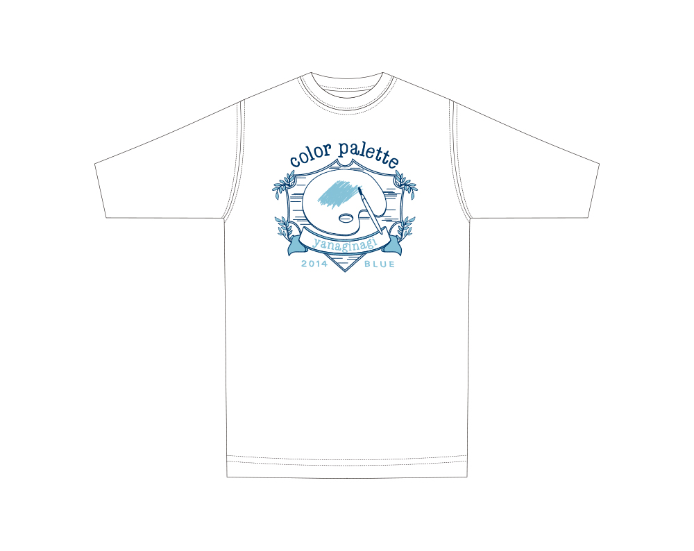 Tシャツ(color palette～2014 Blue～）