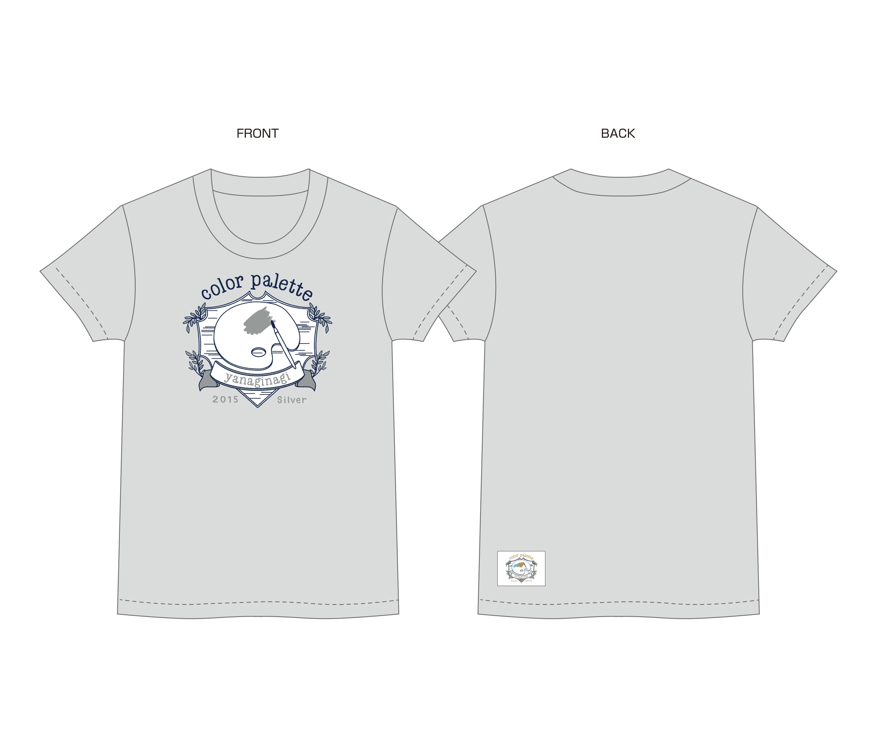 Tシャツ(color palette～2015 Silver～）