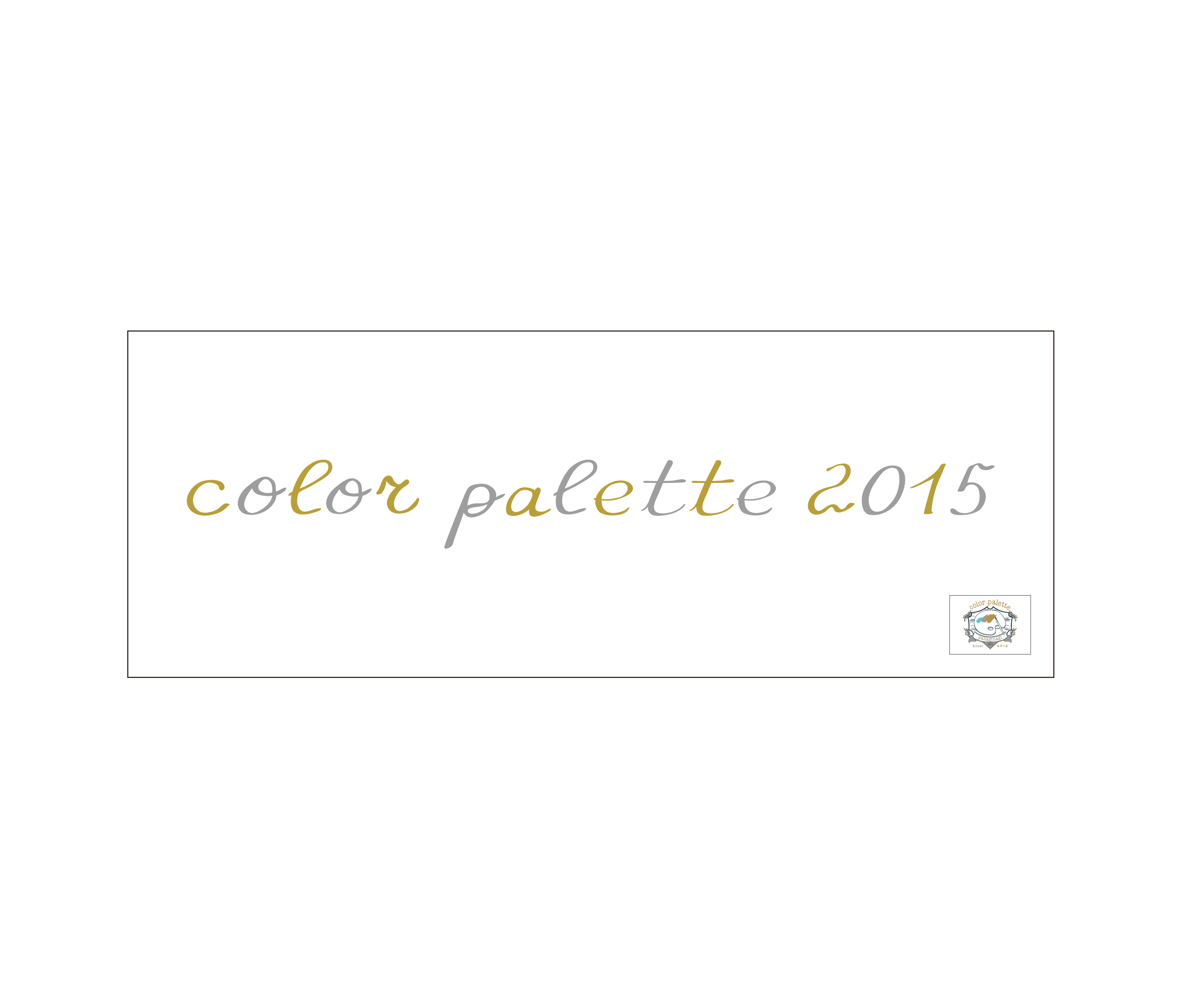 タオル(color palette～2015 Silver / Gold～）