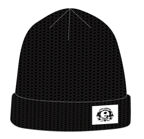 ニット帽(color palette～2018 Black～）