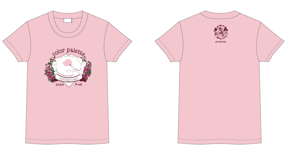 Tシャツ（color palette～2020 Pink～）冬ver.