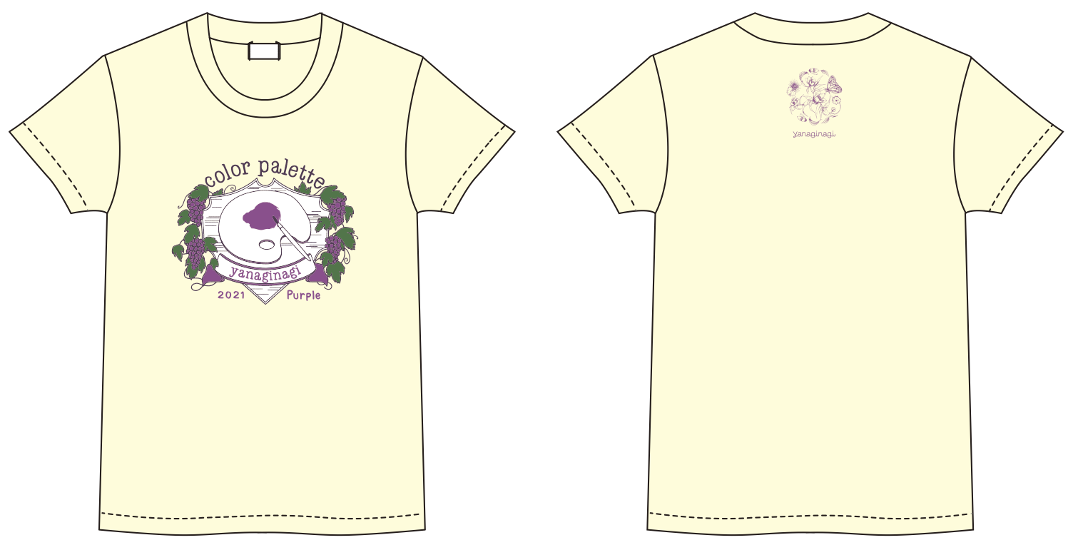Tシャツ (color palette〜2021 Purple〜)
